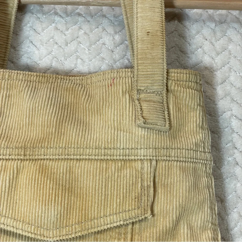 Vintage Y2K‎ Aeropostale Tan Corduroy Small Shoulder Tote Bag - Picture 2 of 9